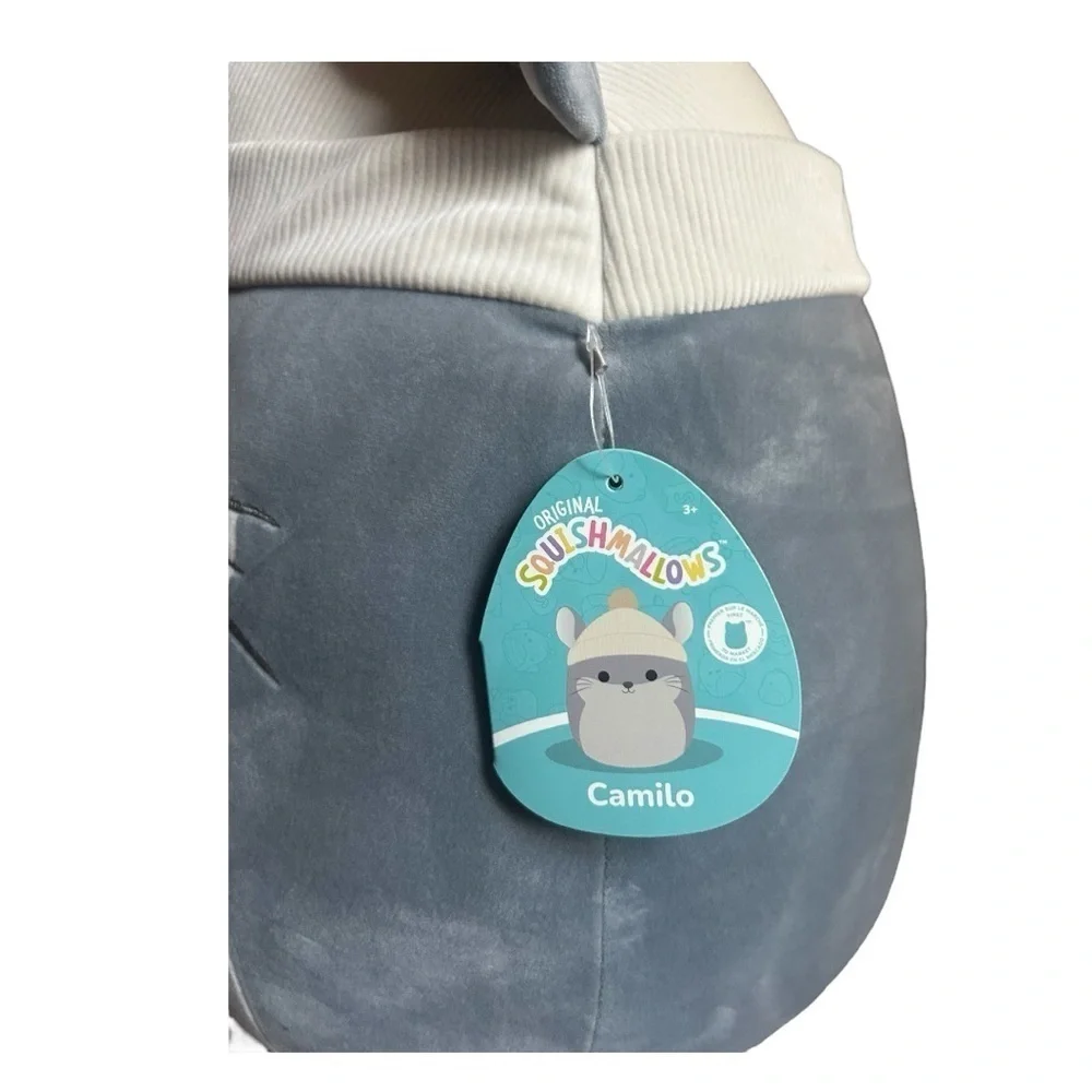NEW Squishmallows 16” Camilo Chinchilla Plush Stuffie